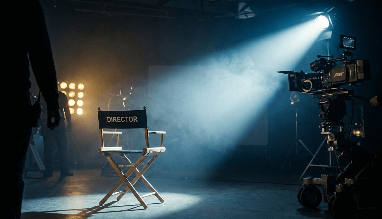 Cinematic Film Set Lighting
